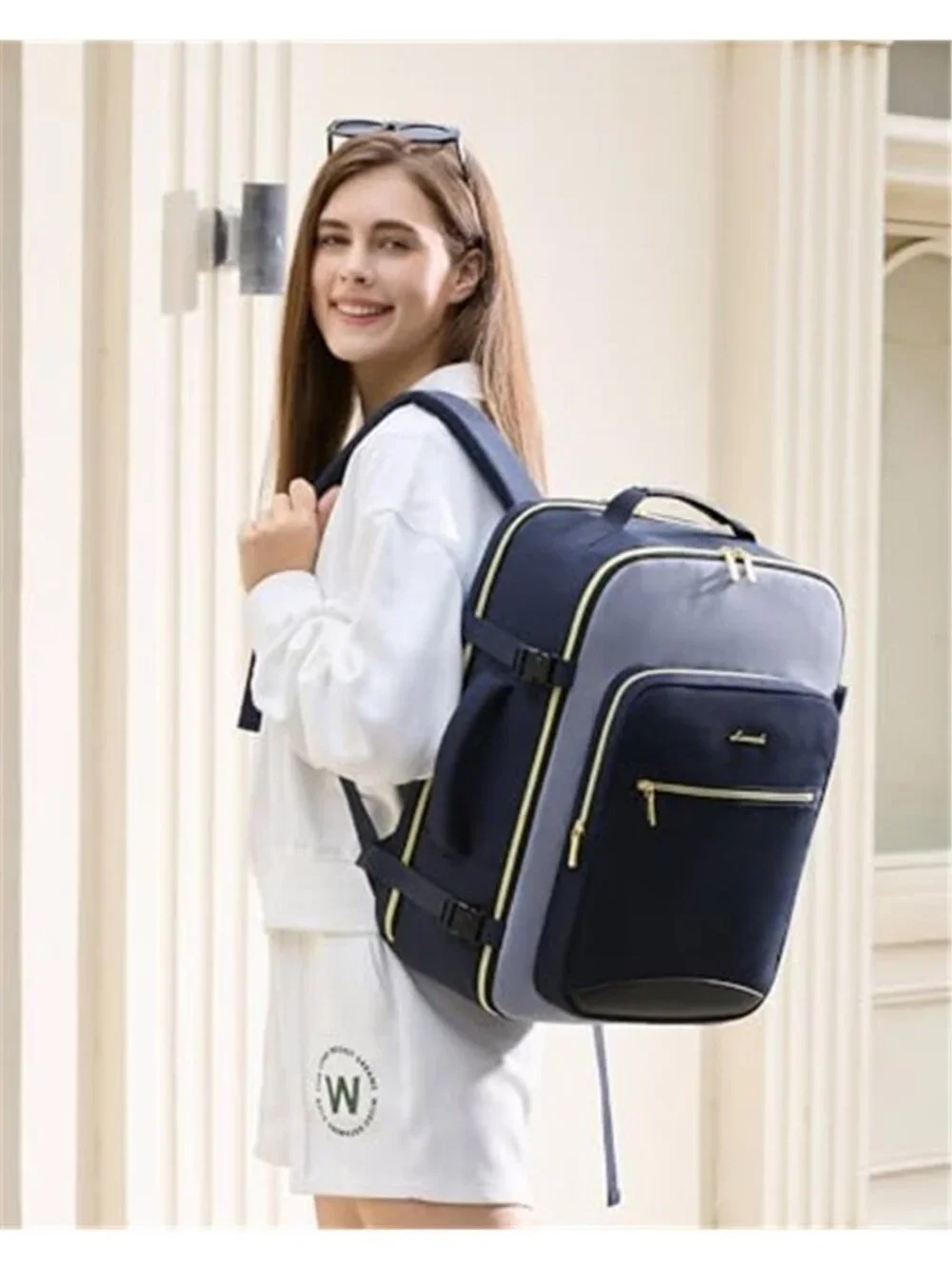 Travel Backpack 40L Carry On Personal Item Airline Approved Packing Cubes